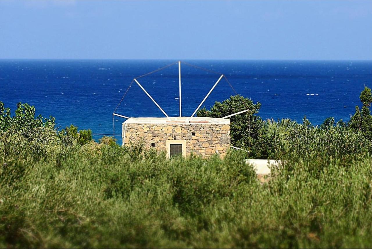 Authentic Cretan Stone Windmill Villa ซิเตีย ภายนอก รูปภาพ